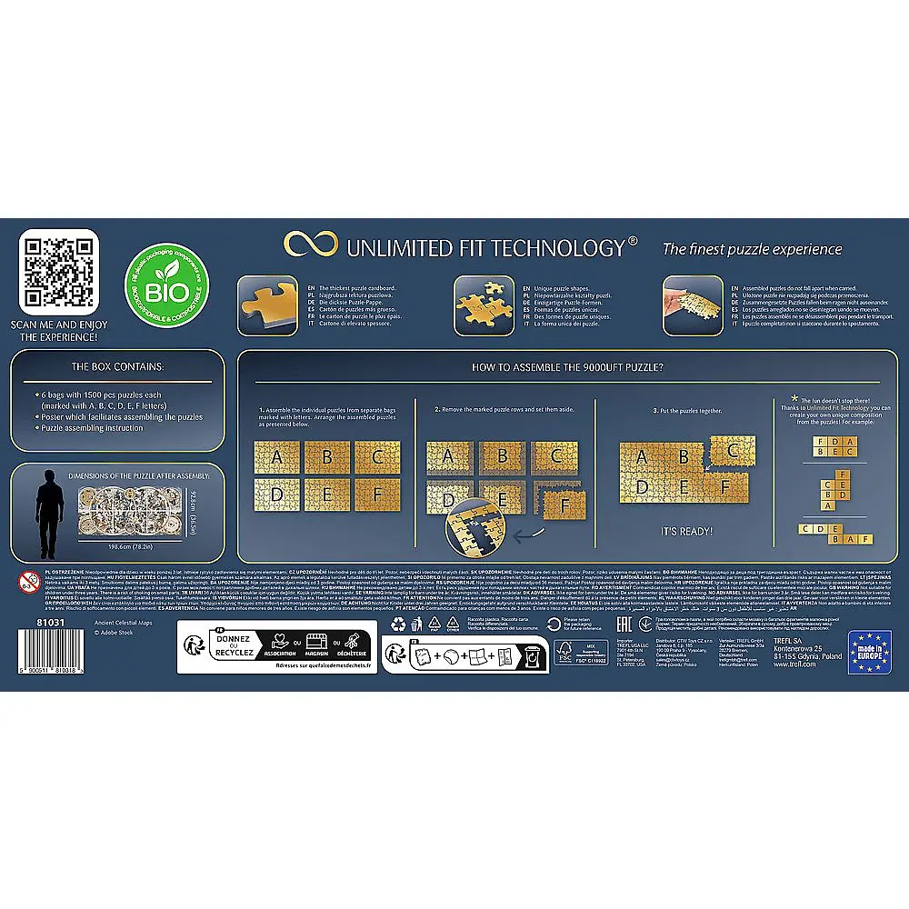 Пазли Trefl Безмежна колекція: Стародавні небесні карти 9000 елементів - фото 4
