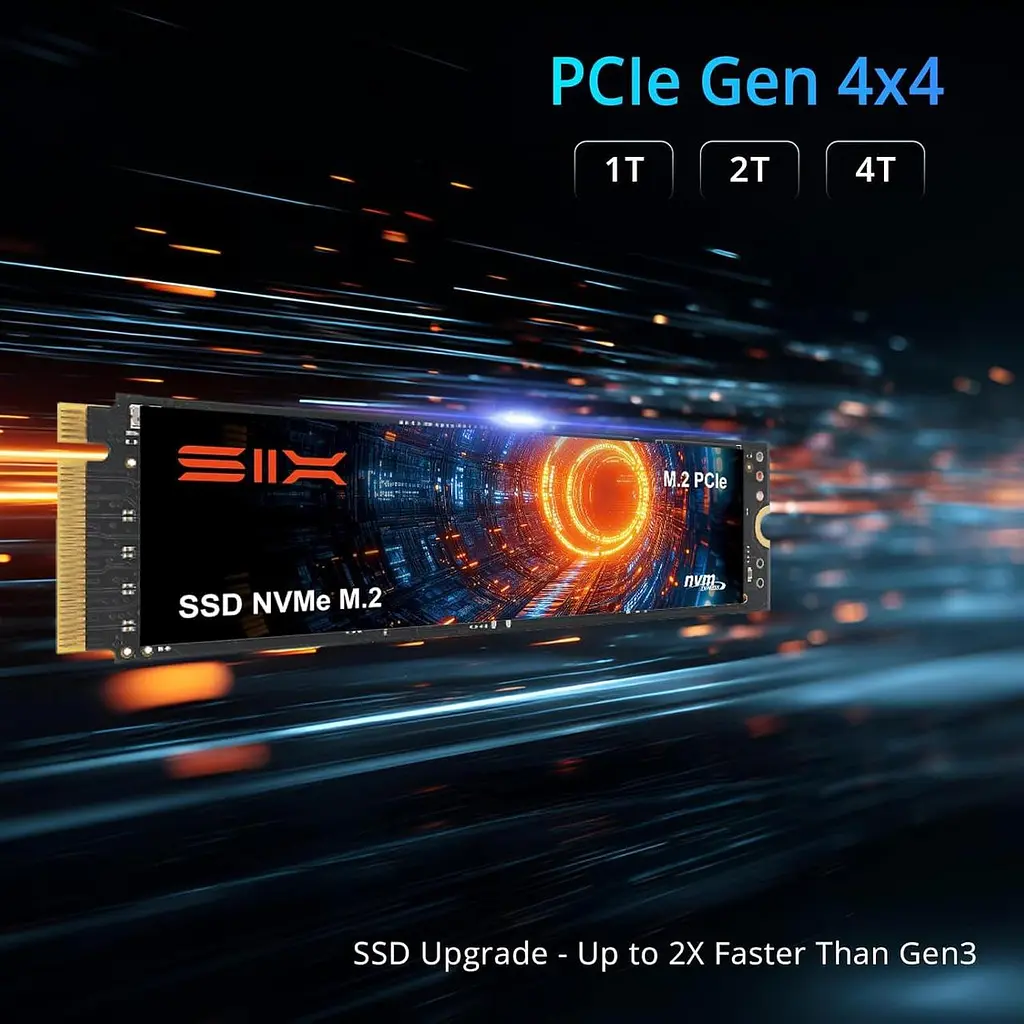 Накопичувач SSD NVMe Xiaomi SIX X7400 Pro 2 Tb M.2 2280 PCIe 4.0 x4 7422/6586Mb/s - фото 2