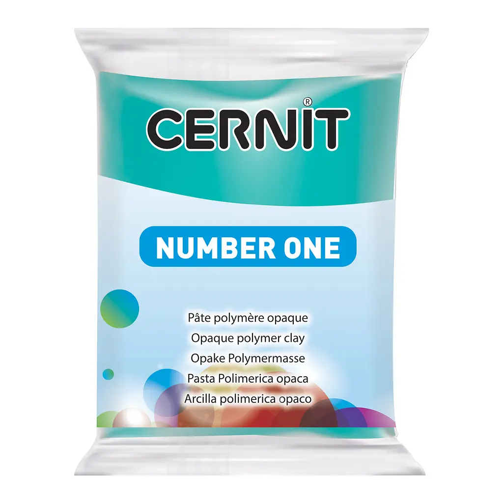 Полімерна глина Cernit Number One, 56 г., 676 бірюзовий, (CR-CE0900056676)