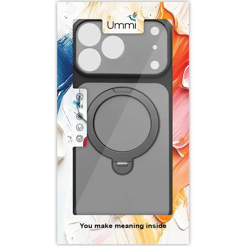 Чохол Ummi Full Camera with MagSafe HQ Ring для Apple iPhone 17 Pro Max (6.9") Black - фото 2