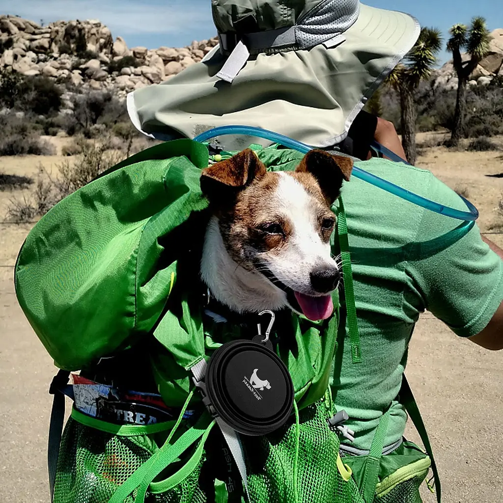 Складна силіконова миска для собак Rest-Eazzzy Collapsible Bowls for Travel - фото 5