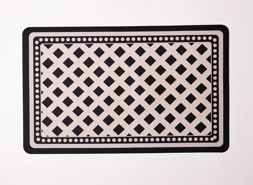 Набір килимків для ванної та туалету Black&White 50*80 / 40*50 см Yiwu HP-42-175 - фото 4