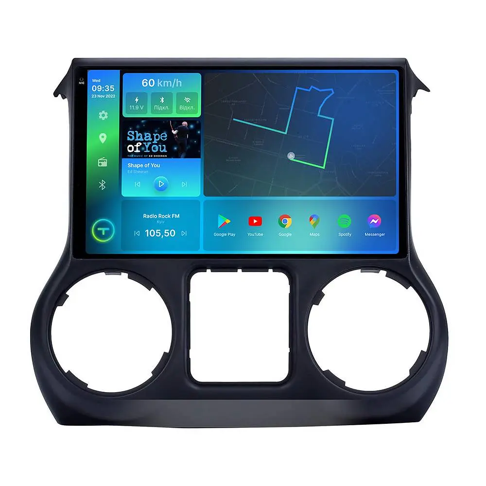 Штатна магнітола TORSSEN 2K Jeep Wrangler 15-17 FL10 4+64Gb 4G Carplay DSP 202305743