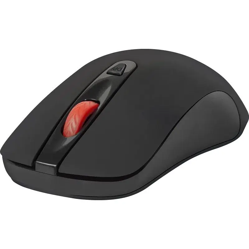 Комп'ютерна мишка Defender Nexus MS-195 бездротова 4 кн. до 1600 dpi безшумна чорна (52195) - фото 4
