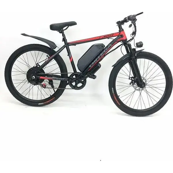 Электровелосипед Ortega 26 дюймов 800W 18Ah задний привод красный - фото 2