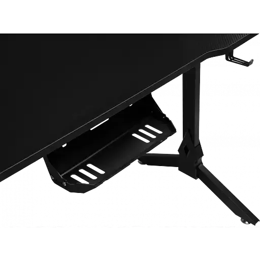 Геймерский компьютерный стол GT Racer T-1211, 120x60x73 Black (T-1211 (120x60x73) Black) - фото 4