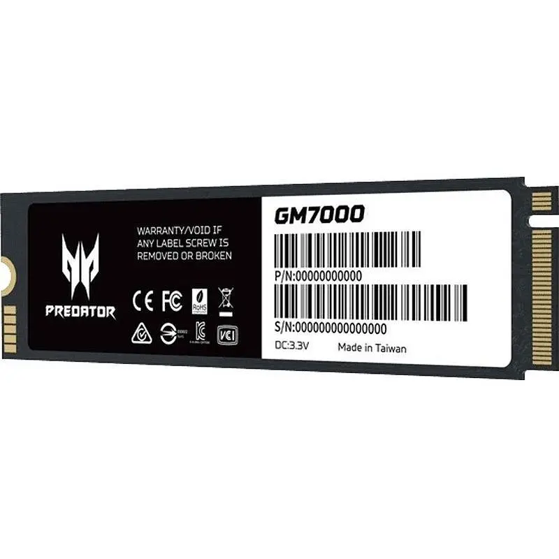 SSD накопитель Acer Predator GM7000 2 TB [BL.9BWWR.106] [142404] - фото 3