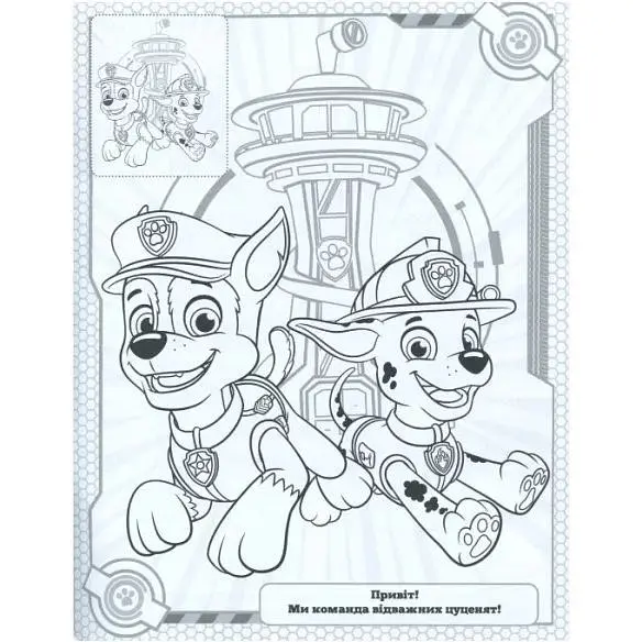 Розмальовка з наклейками Paw Patrol (121621) - фото 3