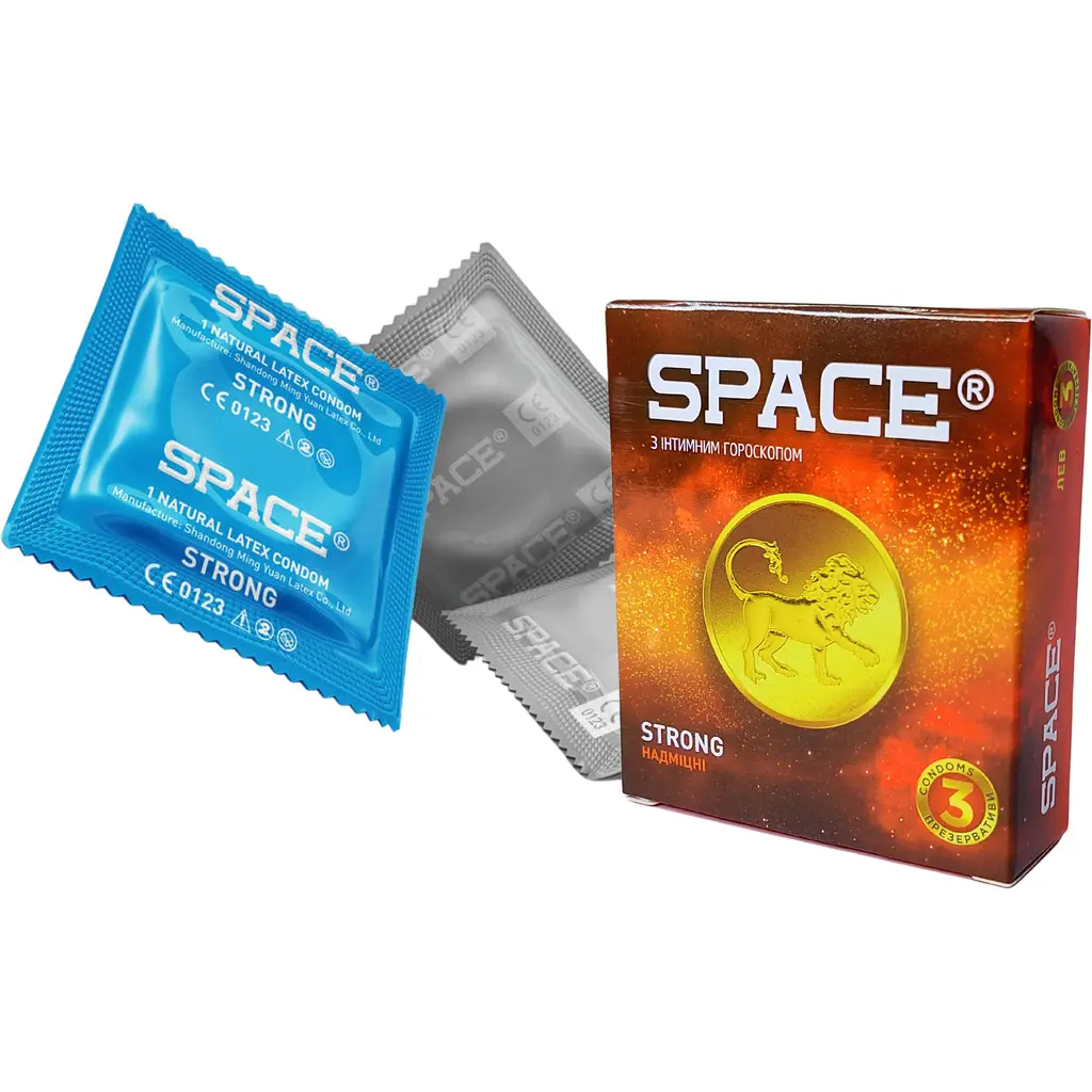 Презервативи Space Strong Гороскоп 36 шт. (12 уп. х 3 шт.) - фото 4