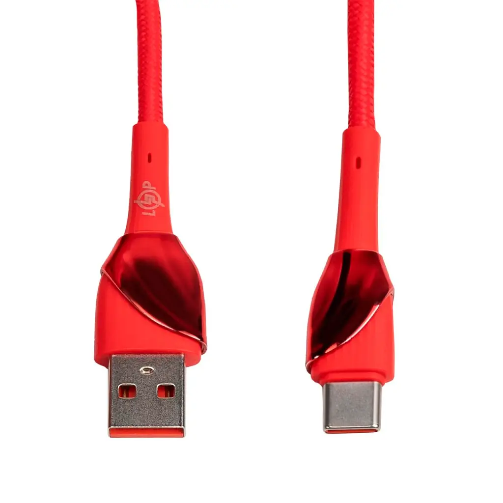 Кабель LogicPower C301FC USB 3.0 - Type-C 30W QC 1 м червоний