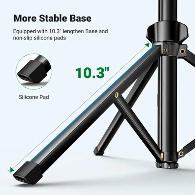 Штатив Ugreen LP680 Selfie Stick Tripod with Bluetooth Remote Black (15609) - фото 5