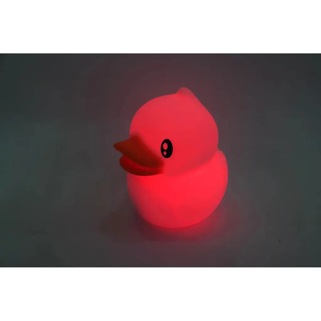 Нічник XPRO LED Каченя акумуляторне силіконове 7 кольорів підсвічування 11x11x13 см (42622-RD-29_224) - фото 9