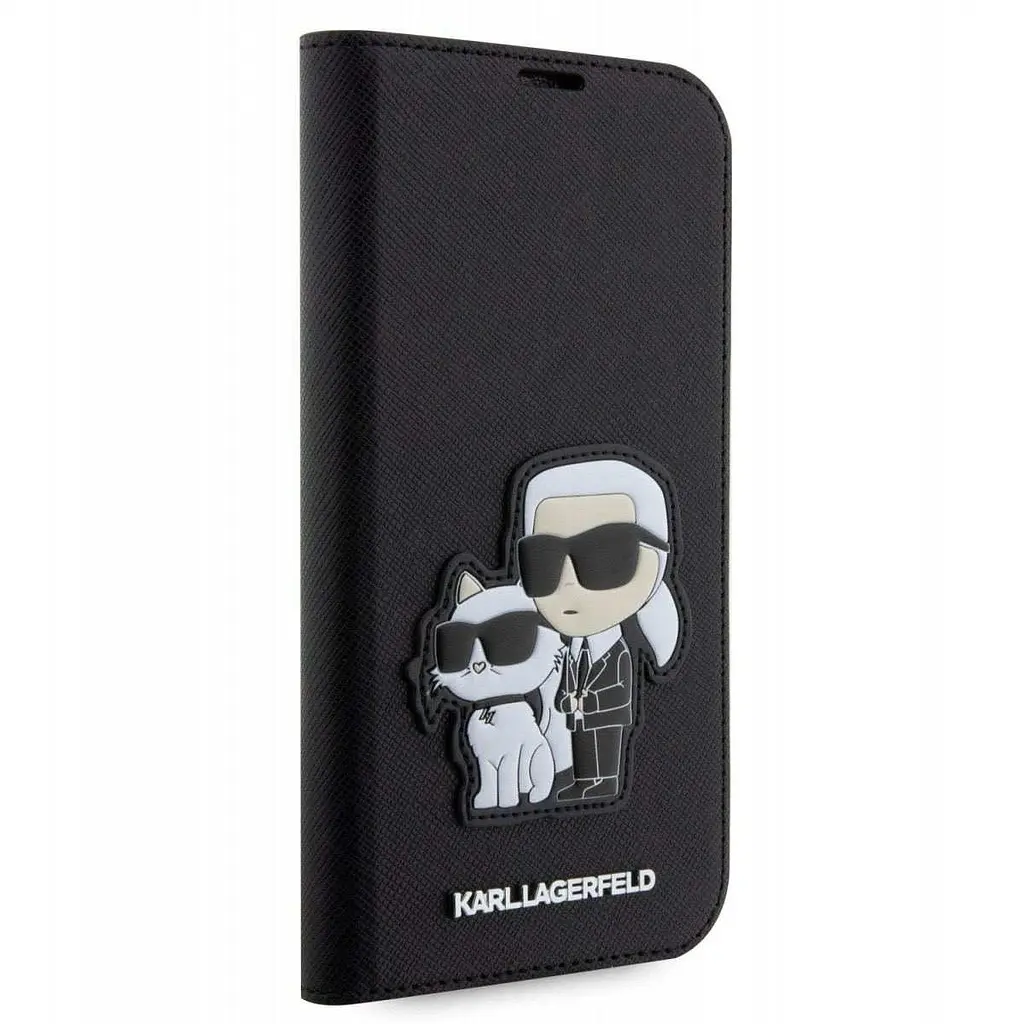 Чехол Karl Lagerfeld PU Saffiano Karl and Choupette NFT для iPhOne 13 Pro Max Black (57983114271) - фото 3