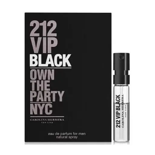 Оригінал Мініатюра Carolina Herrera 212 Vip Black 1,5 мл Парфумована вода