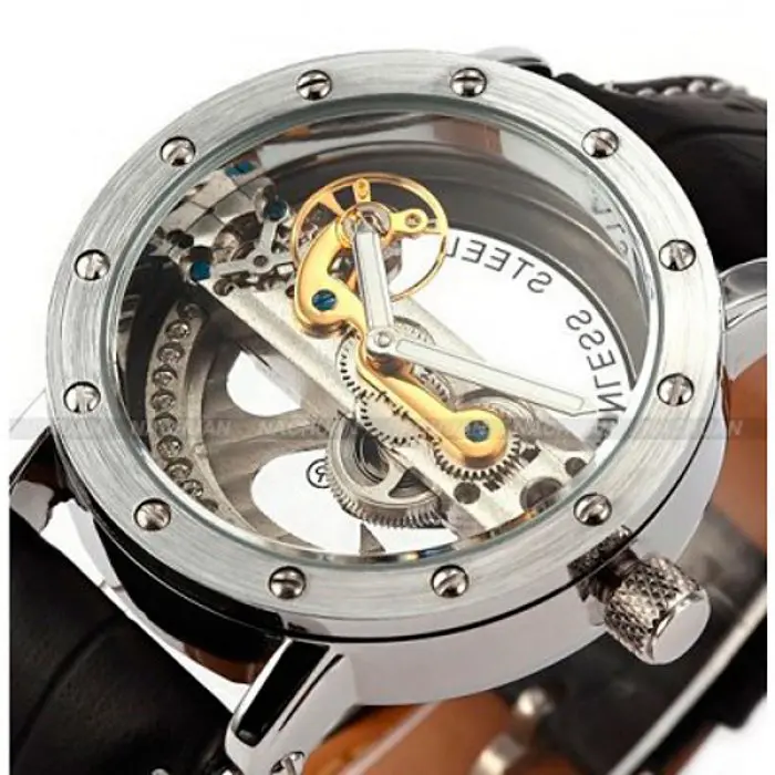 Чоловічий годинник Forsining Air Silver - фото 3