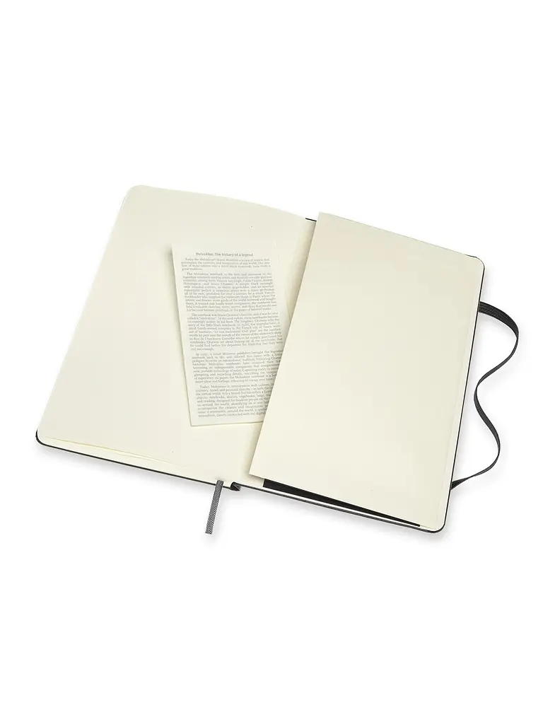 Записник Moleskine Classic середній, Лінійка-Нелінований Чорний (NB313HBK) - фото 5