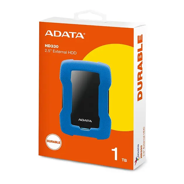 Внешний жесткий диск Adata 2.5 USB 3.1 DashDrive Durable HD330 1TB синий - фото 6