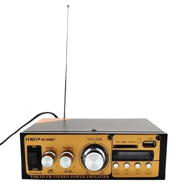 Потужний підсилювач AMP 699 Bluetooth UKC - фото 2