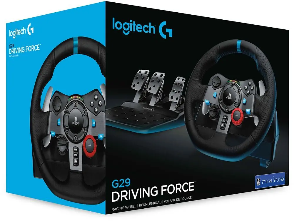 Руль Logitech G29 Driving Force PC/PS3/PS4 Black (941-000112) - фото 2