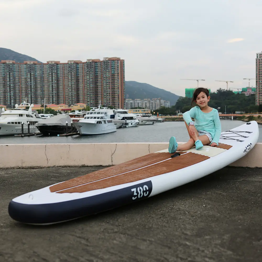 Надувна SUP дошка AERO 2.0 Luxury Yacht Board 12.6" (380x82x15см) Brown - фото 3
