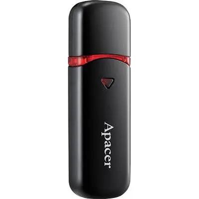 USB флеш накопичувач Apacer 64GB AH333 black USB 2.0 (AP64GAH333B-1) - фото 3