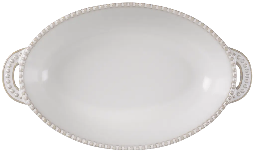 Форма для запекания Limited Edition Allegra Biege овальная каменная керамика 34x16.5x6 см (GJH010-34-2-129) - фото 4