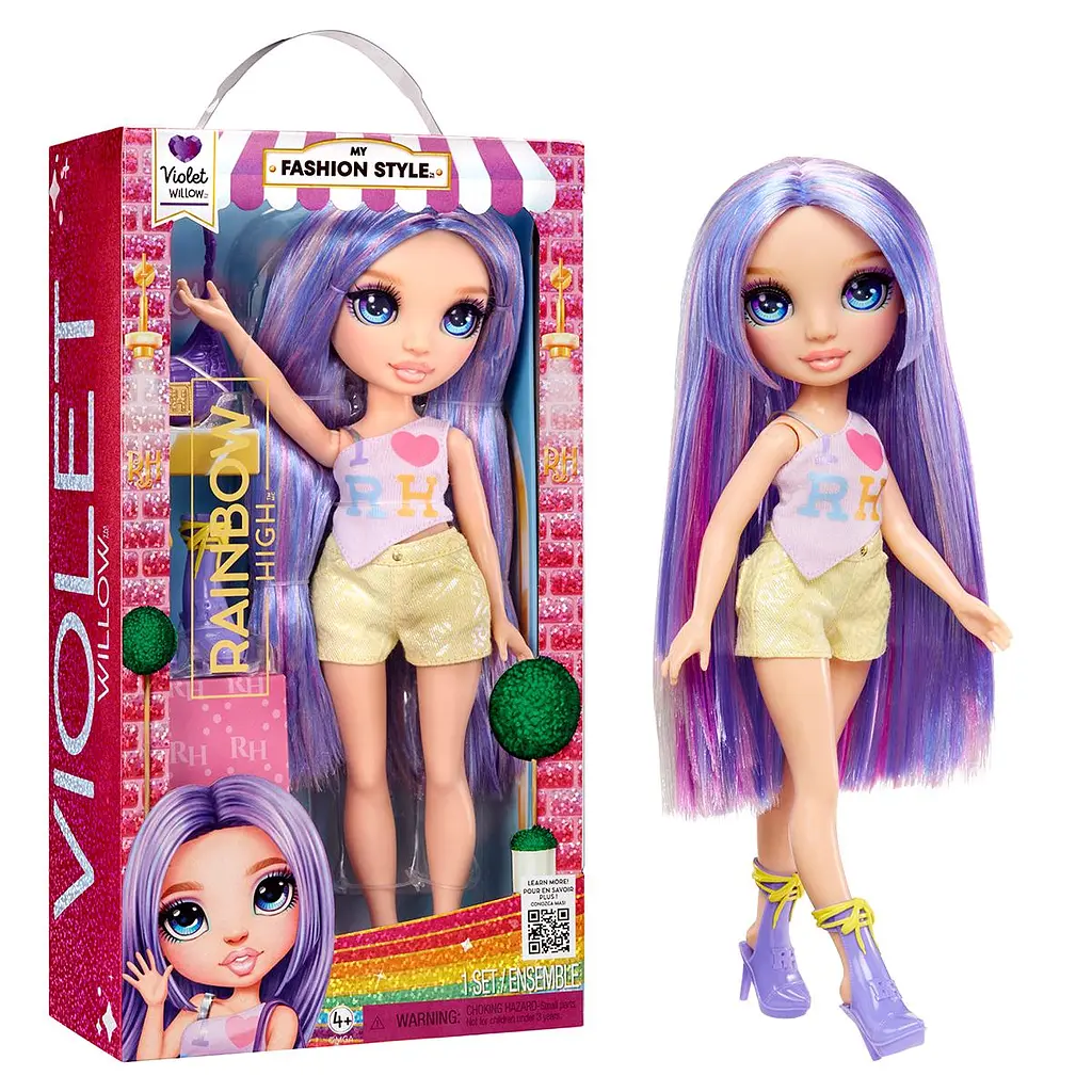 Лялька RAINBOW HIGH серії "My Fashion Style" – ВІОЛЕТТА (з аксес.) Rainbow High 547563