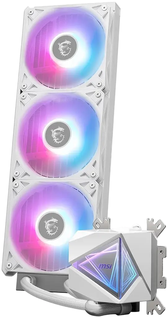 Водяне охолодження MSI MAG CoreLiquid I360 ARGB White (MAG CORELIQUID I360 WHITE) - фото 4