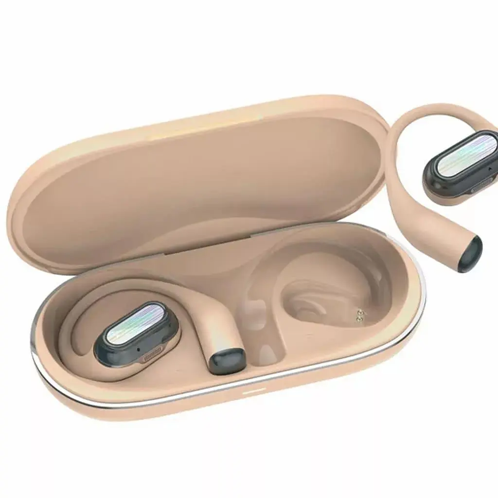 Навушники Canyon TWS OnFlow 12 OWS ENC Beige (CNS-TWS12BE) - фото 4