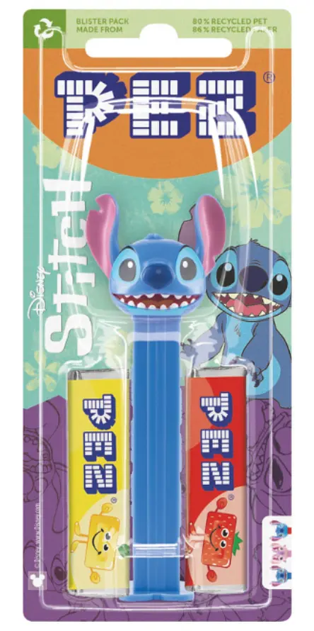 Диспенсер з цукерками Pez Lilo and Stitch Стич 17г
