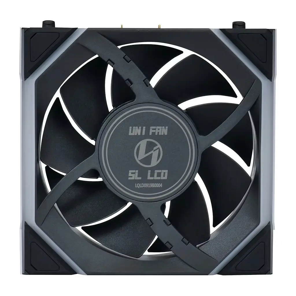 Кулер до корпусу Lian Li UNI Fan SL WIRELESS LCD 120-1, Black (G99.12SLLCD1W1B.00) - фото 3