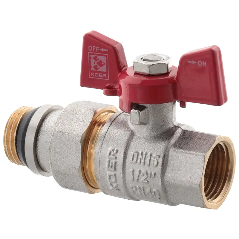 Кран з американкою Koer 1/2" "антіпротечка" KR.227-Gi KR0189 - фото 2