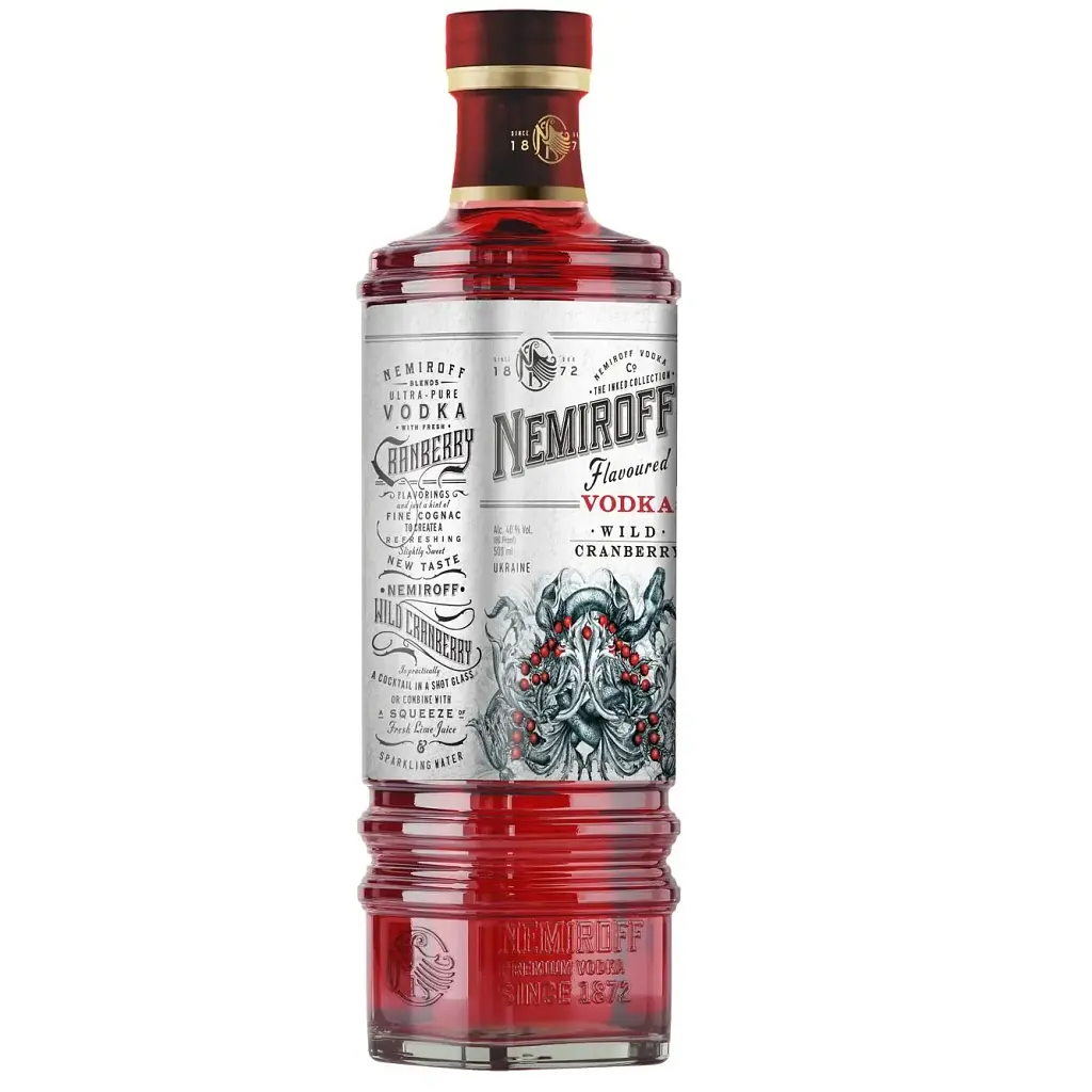 Настойка Nemiroff Wild Cranberry 40% 0.5 л - фото 2