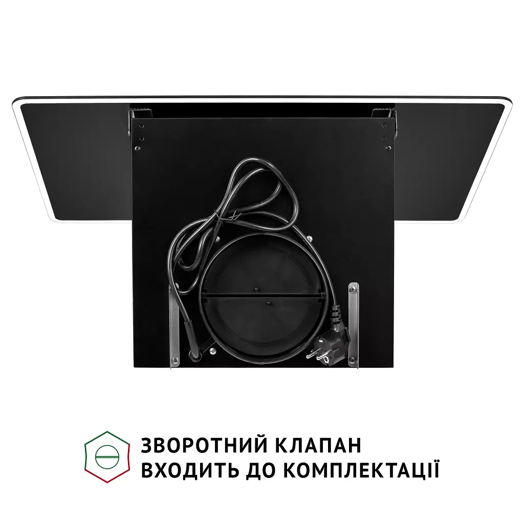 Витяжка декоративна похила Perfelli VICCO 6HM NERO - фото 8