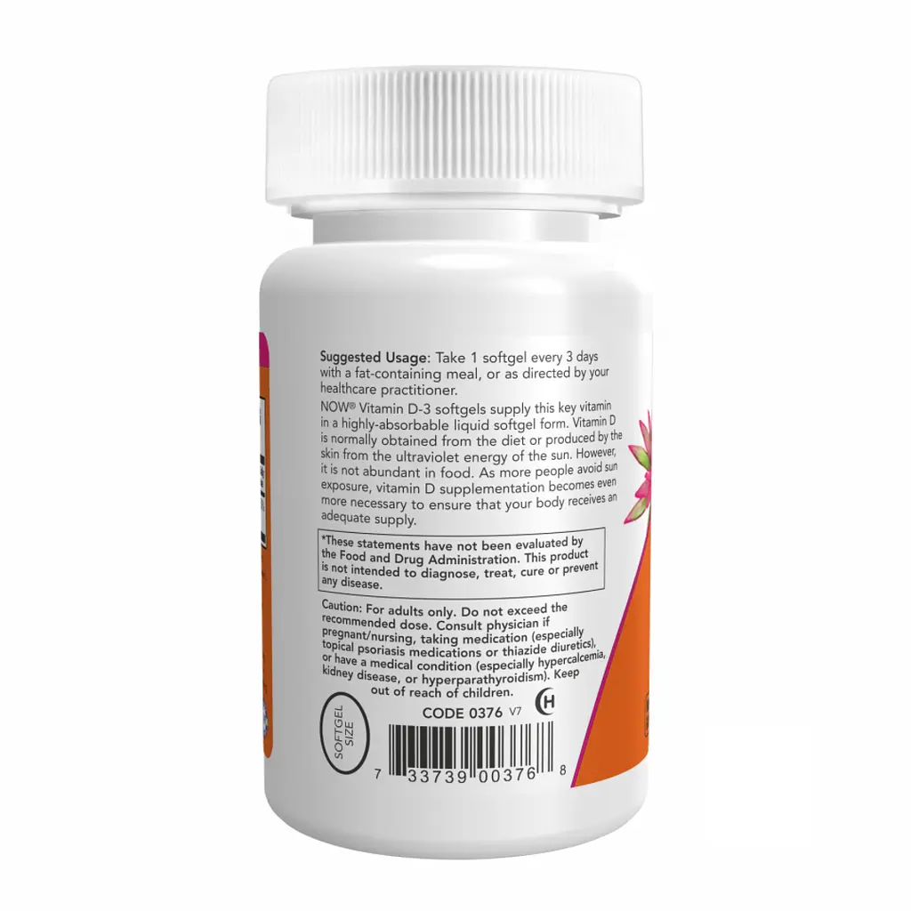 Вітамін Д-3, VIT D-3 10,000 IU - 120 sgels - фото 3
