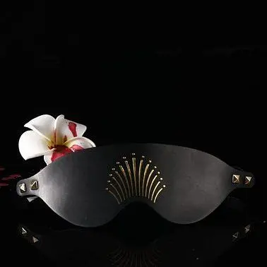 Маска на очі Zalo Blindfolds Black розкішна чорна - фото 6