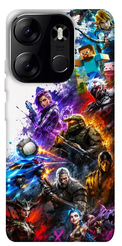 TPU чохол Demsky Gameverse для Tecno Spark Go 2023