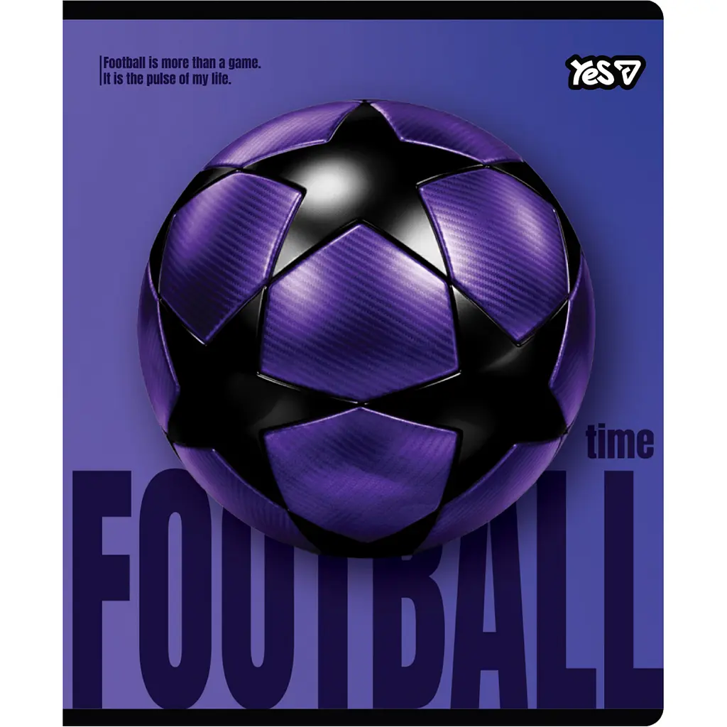 Зошит учнівський Yes Football А5 18 аркушів лінія 10 шт. (768582) - фото 2
