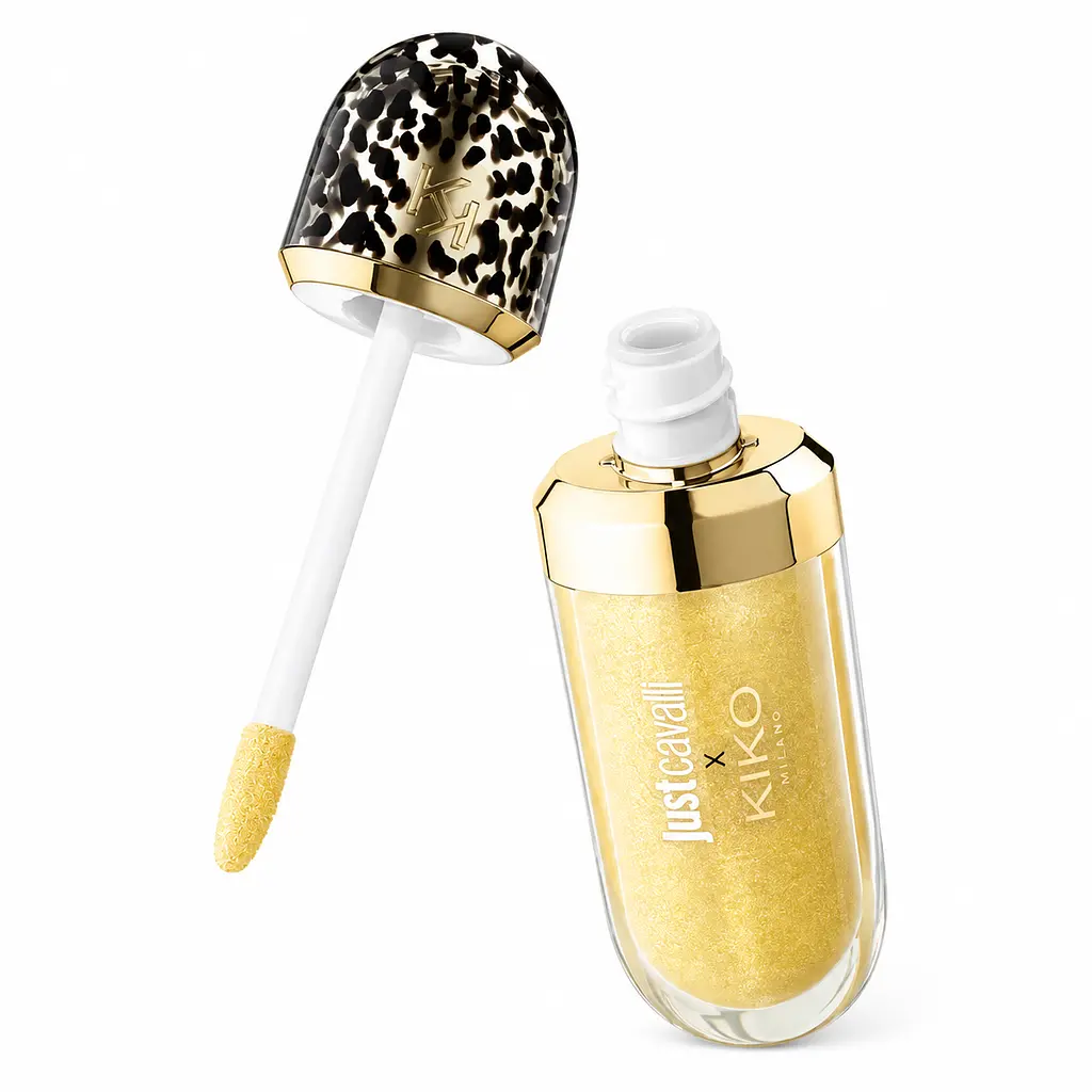 Блиск для губ Just Cavalli x Kiko Milano Lop Gloss Rebel Edition 01 Citrus Flame 6,5 мл - фото 2