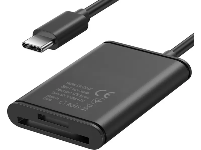 Картрідер ColorWay USB-C Black (CW-CR-02) - фото 3
