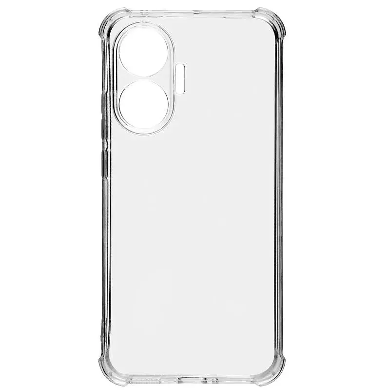 TPU чохол GETMAN Ease logo посилені кути Full Camera для Xiaomi Poco F7 Безбарвний (прозорий) - фото 2