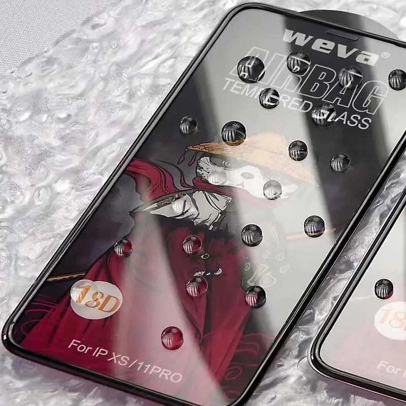 Защитное 2.5D стекло Weva AirBag (тех.пак) для Apple iPhone 11 Pro / X / XS (5.8) - фото 2