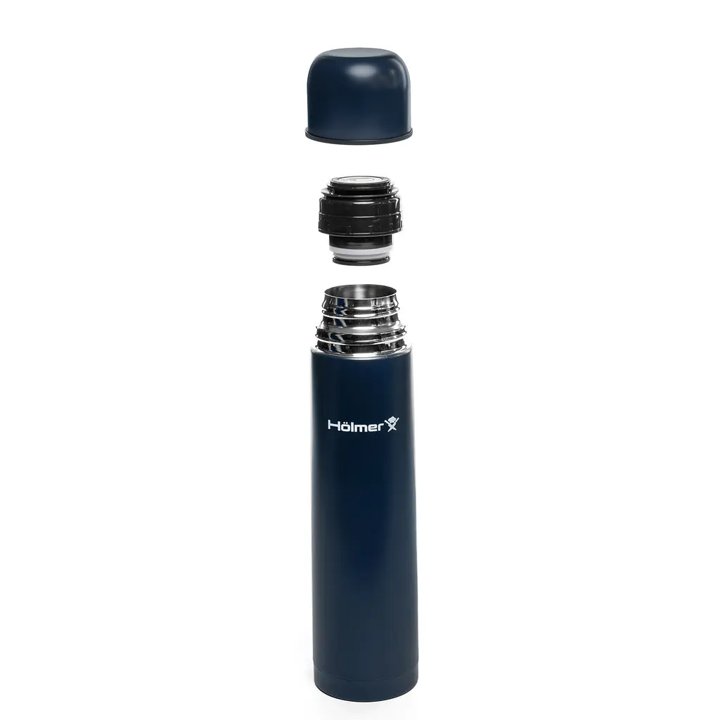 Термос Holmer TH-01000-SDB Exquisite 1 л синий (TH-01000-SDB Exquisite) - фото 3