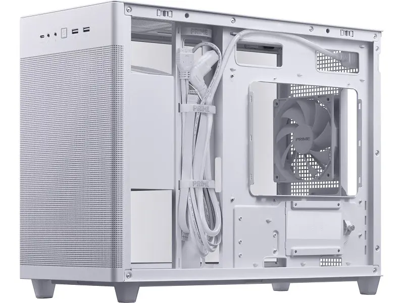 Корпус Asus Prime AP201 Tempered Glass White (90DC00G3-B39010) - фото 7