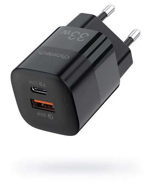 Зарядний пристрій для смартфона Choetech PD5006 33W із швидким заряджанням QC3.0/PD/PPS чорний - фото 2