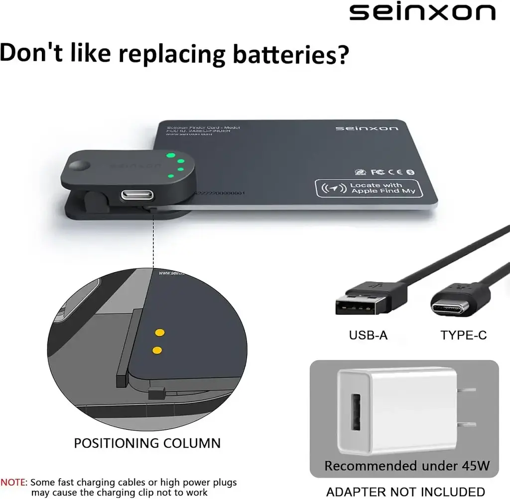 Трекер карта для кошелька Seinxon - фото 5