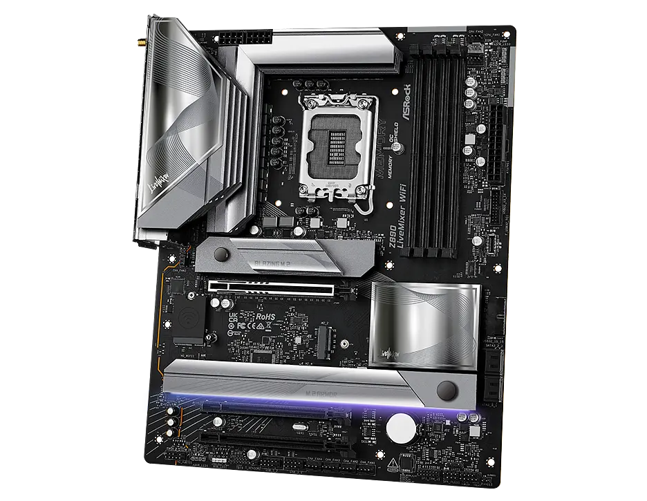 Материнська плата ASRock Z890 Livemixer Wi-Fi LGA 1851 (Z890 LIVEMIXER WIFI) Б/В - фото 2