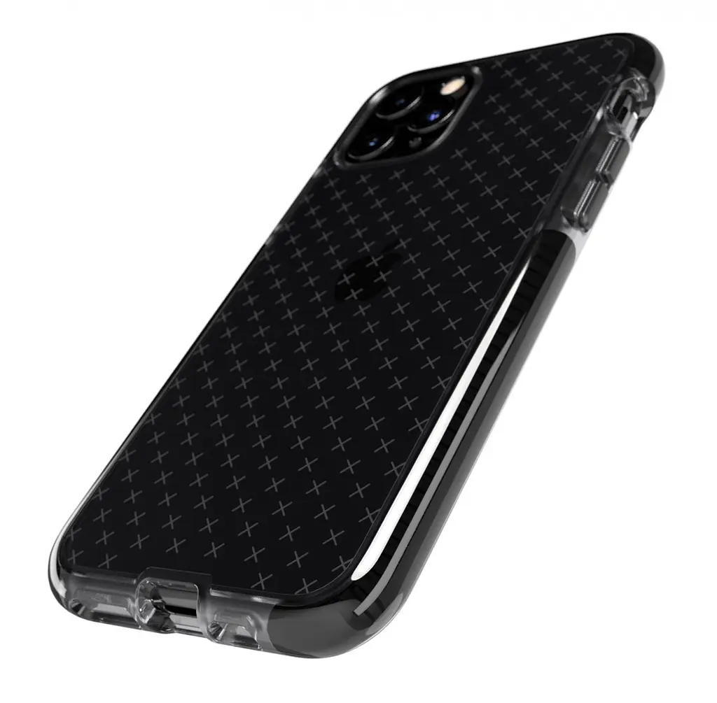 Протиударний чохол з антимікробним покриттям Tech21 Evo Check для iPhone 11 Pro Max (6.5") Smokey Black - фото 7