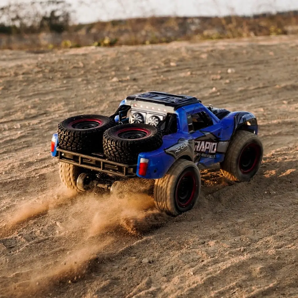Машинка на радіокеруванні JJRC Q130-A All-wheel Drive SUV Black/Blue [119077] - фото 3
