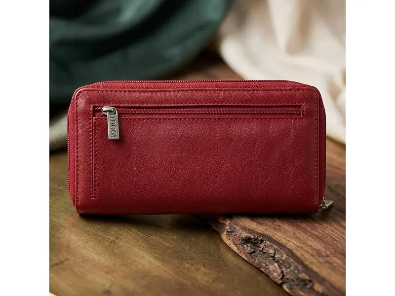 Жіночий гаманець натуральна шкіра Cortina 5061 rosso Червоний 10,5x19,5 см TONY PEROTTI acs0032568 - фото 7